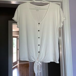 American Eagle Button up Soft and Sexy Tee